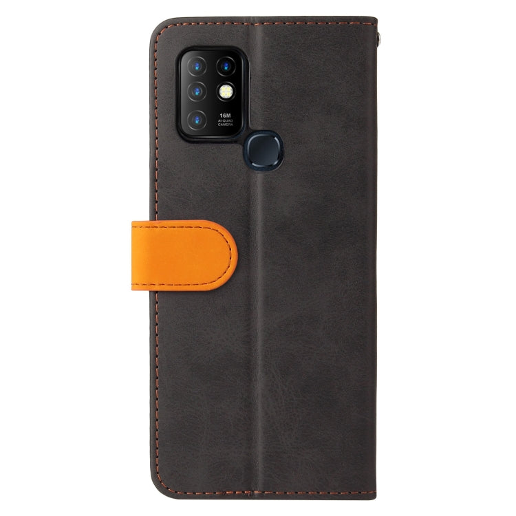 For Infinix Hot 10 Business Stitching-Color Horizontal Flip PU Leather Case with Holder & Card Slots & Photo Frame