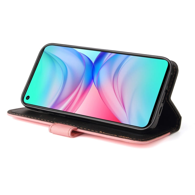 For Infinix Hot 10 Business Stitching-Color Horizontal Flip PU Leather Case with Holder & Card Slots & Photo Frame