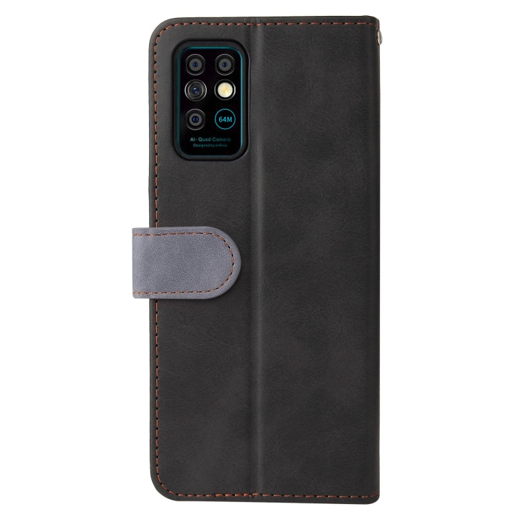 For Infinix Note 8 Business Stitching-Color Horizontal Flip PU Leather Case with Holder & Card Slots & Photo Frame