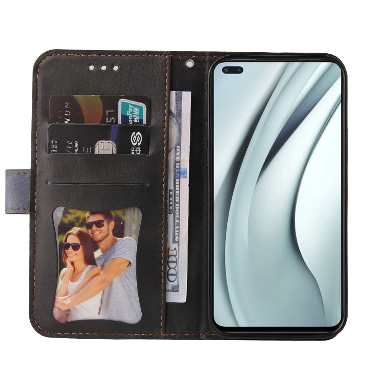 For Infinix Note 8 Business Stitching-Color Horizontal Flip PU Leather Case with Holder & Card Slots & Photo Frame