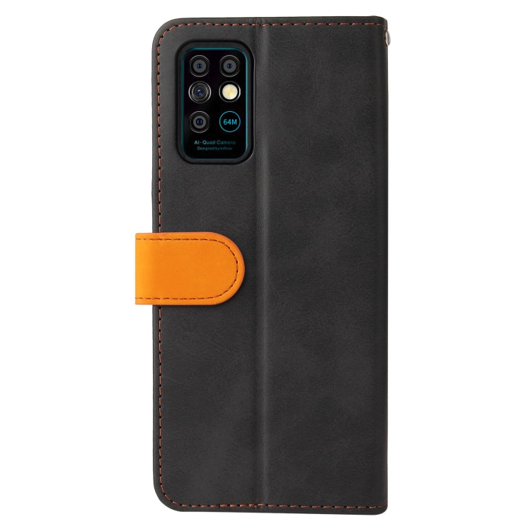 For Infinix Note 8 Business Stitching-Color Horizontal Flip PU Leather Case with Holder & Card Slots & Photo Frame