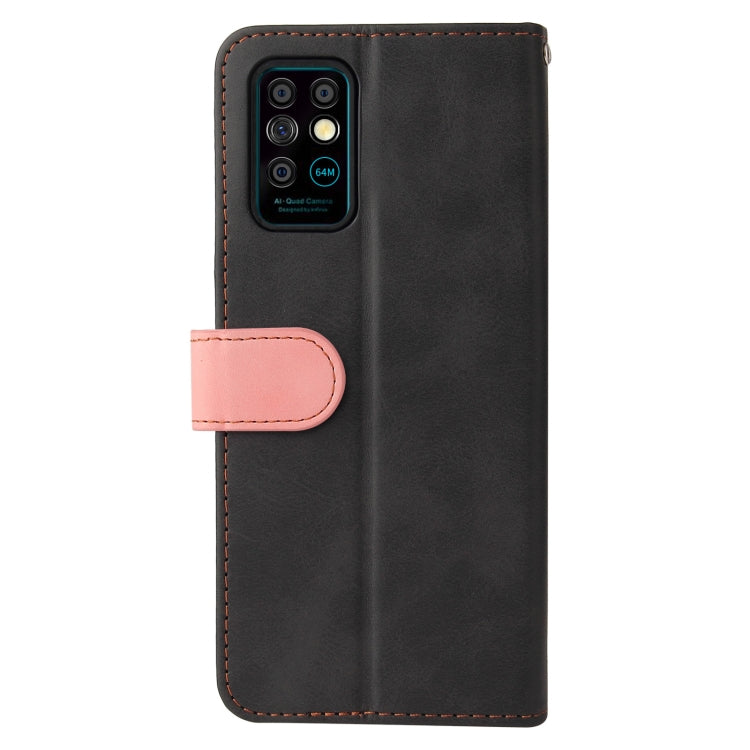 For Infinix Note 8 Business Stitching-Color Horizontal Flip PU Leather Case with Holder & Card Slots & Photo Frame