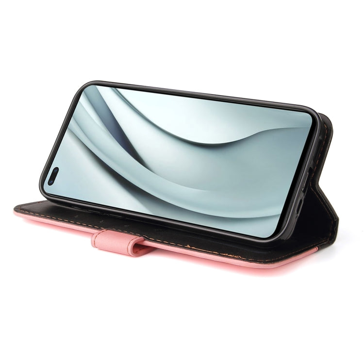 For Infinix Note 8 Business Stitching-Color Horizontal Flip PU Leather Case with Holder & Card Slots & Photo Frame