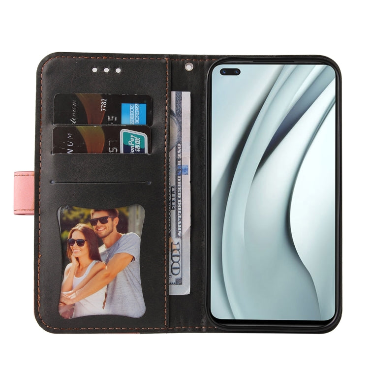 For Infinix Note 8 Business Stitching-Color Horizontal Flip PU Leather Case with Holder & Card Slots & Photo Frame