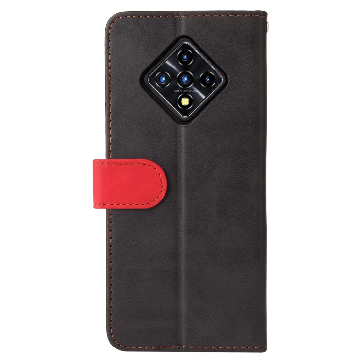 For Infinix Zero 8 Business Stitching-Color Horizontal Flip PU Leather Case with Holder & Card Slots & Photo Frame