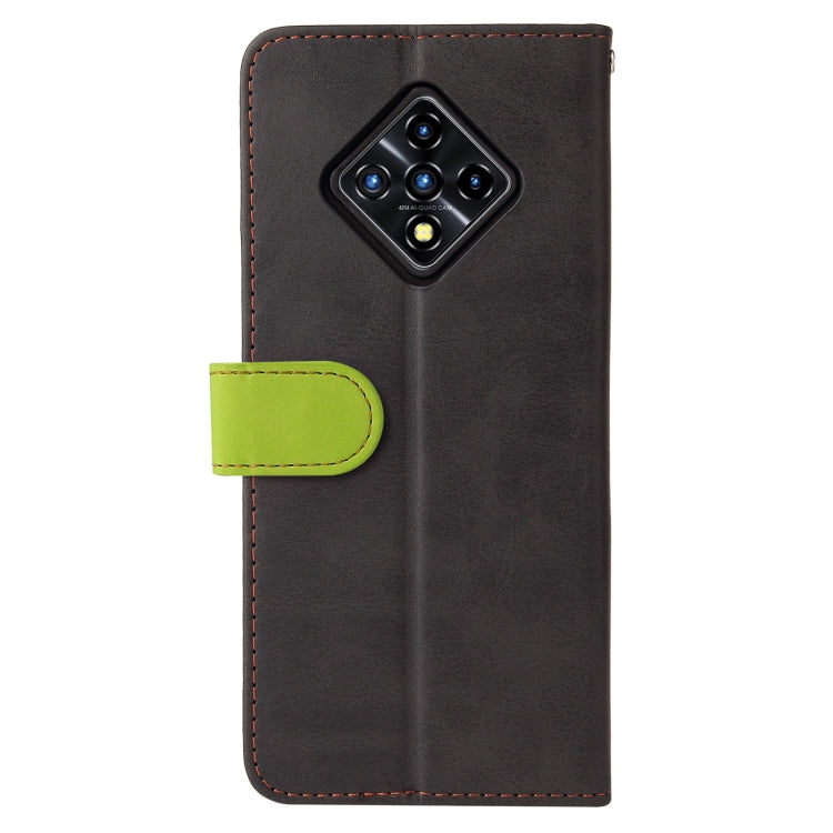 For Infinix Zero 8 Business Stitching-Color Horizontal Flip PU Leather Case with Holder & Card Slots & Photo Frame