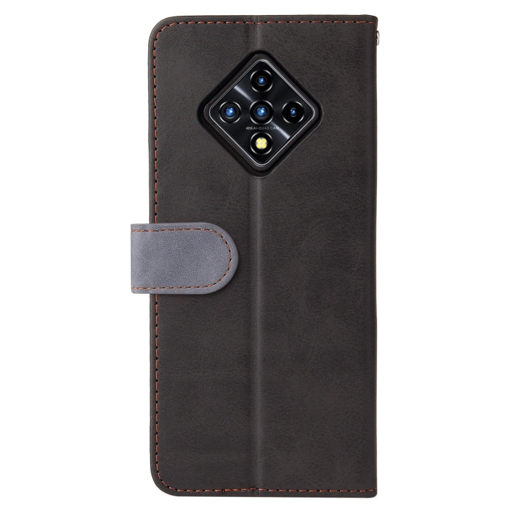 For Infinix Zero 8 Business Stitching-Color Horizontal Flip PU Leather Case with Holder & Card Slots & Photo Frame