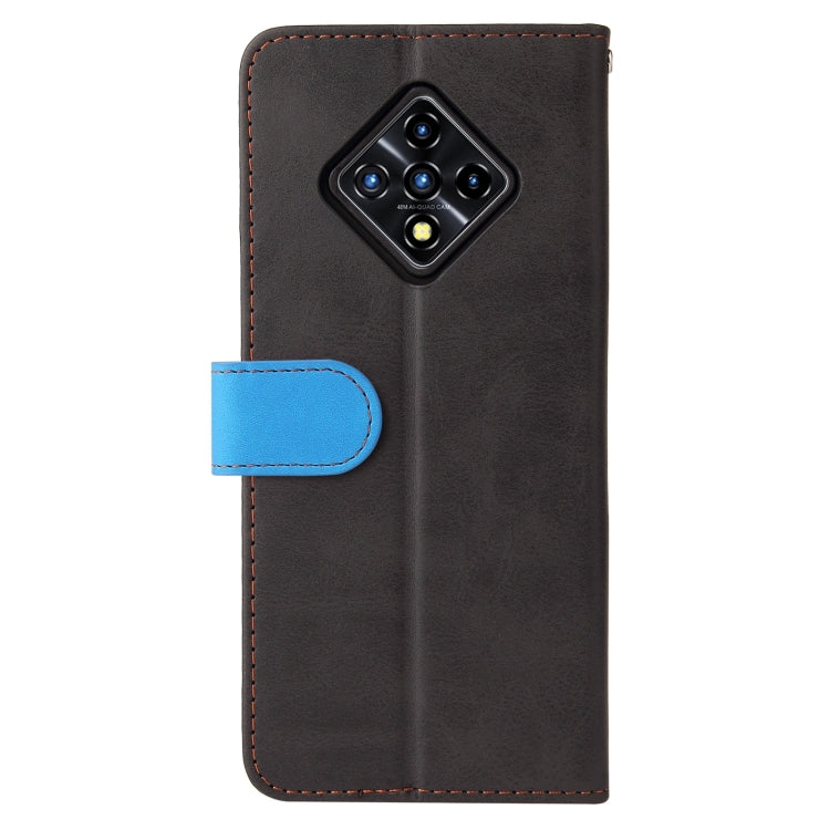 For Infinix Zero 8 Business Stitching-Color Horizontal Flip PU Leather Case with Holder & Card Slots & Photo Frame