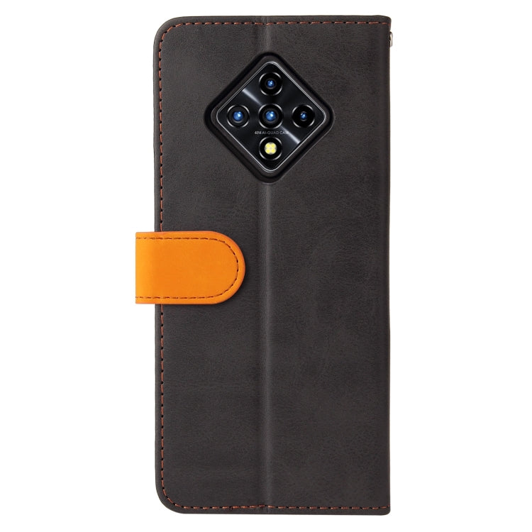 For Infinix Zero 8 Business Stitching-Color Horizontal Flip PU Leather Case with Holder & Card Slots & Photo Frame