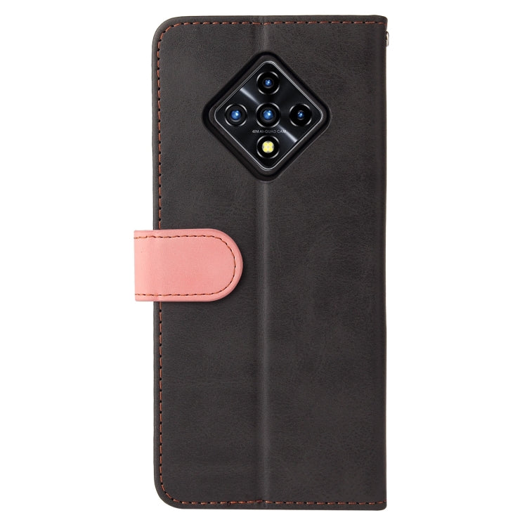 For Infinix Zero 8 Business Stitching-Color Horizontal Flip PU Leather Case with Holder & Card Slots & Photo Frame