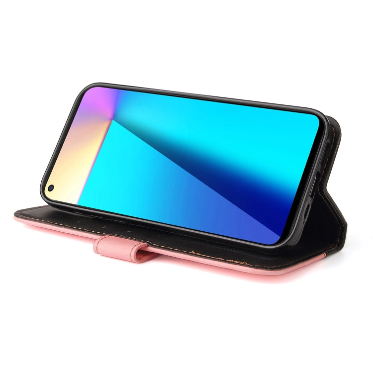 For Infinix Note 7 Business Stitching-Color Horizontal Flip PU Leather Case with Holder & Card Slots & Photo Frame