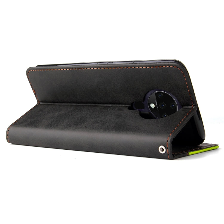 For Tecno Spark 6 Business Stitching-Color Horizontal Flip PU Leather Case with Holder & Card Slots & Photo Frame