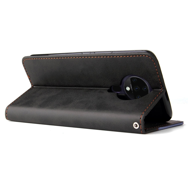 For Tecno Spark 6 Business Stitching-Color Horizontal Flip PU Leather Case with Holder & Card Slots & Photo Frame