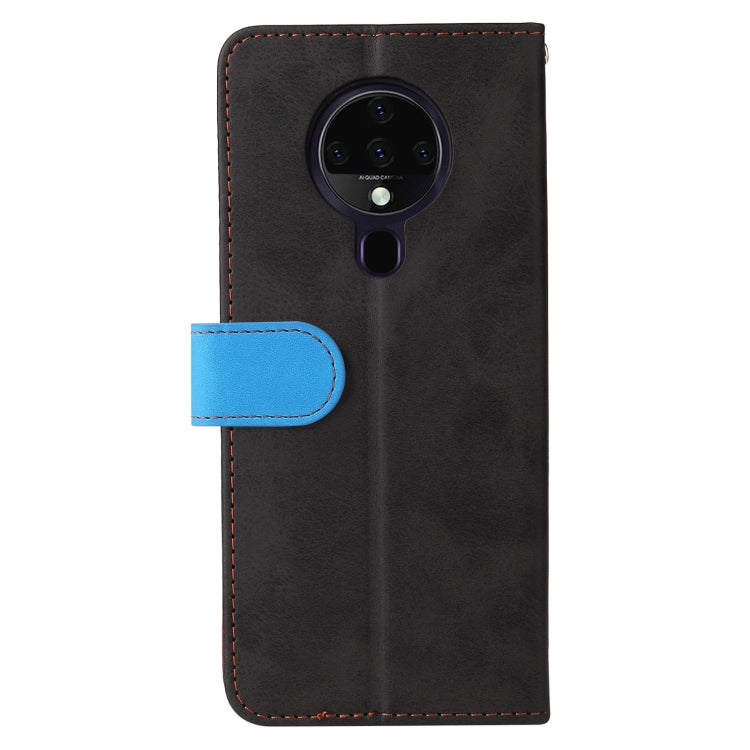 For Tecno Spark 6 Business Stitching-Color Horizontal Flip PU Leather Case with Holder & Card Slots & Photo Frame