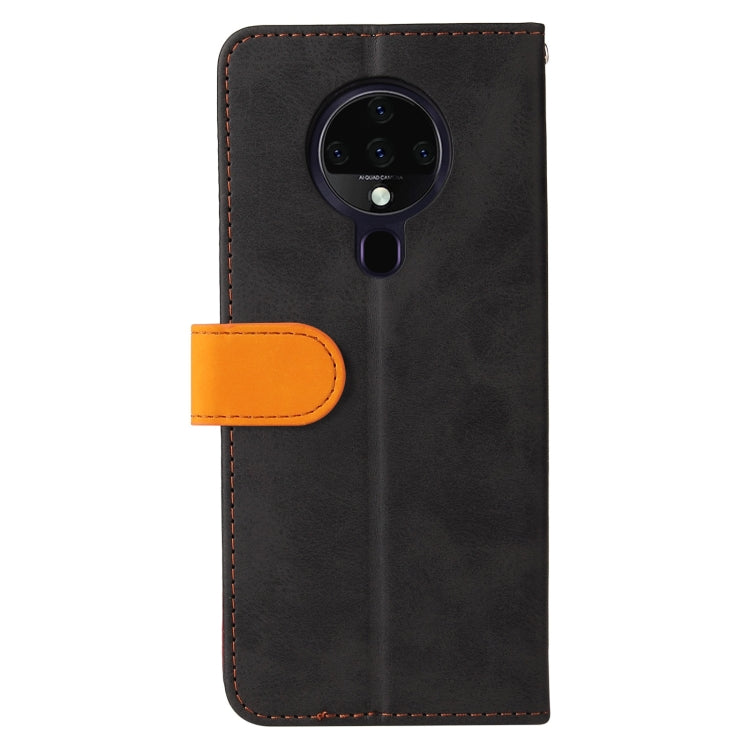 For Tecno Spark 6 Business Stitching-Color Horizontal Flip PU Leather Case with Holder & Card Slots & Photo Frame