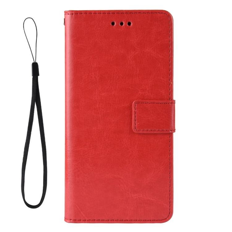 For iPhone 13 Pro Crazy Horse Texture Horizontal Flip Leather Case with Holder & Card Slots & Lanyard