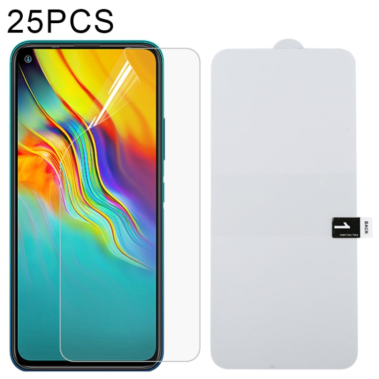 For Infinix Hot 9 / X656 / X655 25 PCS Full Screen Protector Explosion-proof Hydrogel Film