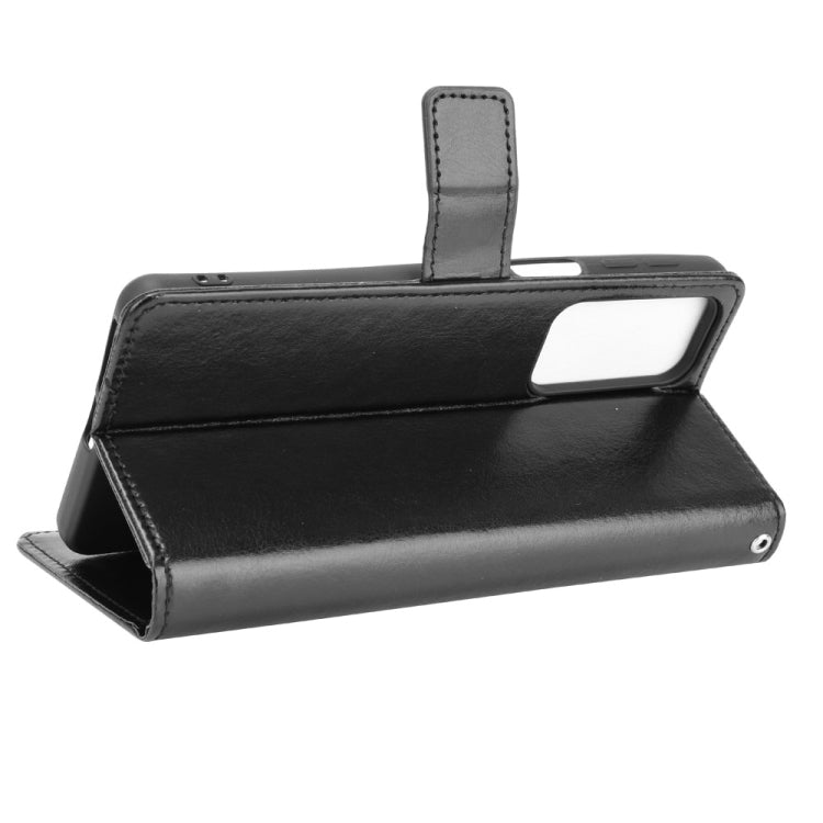 For Motorola Edge 20 Crazy Horse Texture Horizontal Flip Leather Case with Holder & Card Slots & Lanyard