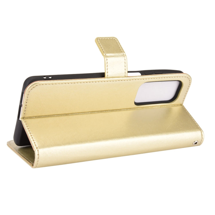 For Motorola Edge 2021 Crazy Horse Texture Horizontal Flip Leather Case with Holder & Card Slots & Lanyard