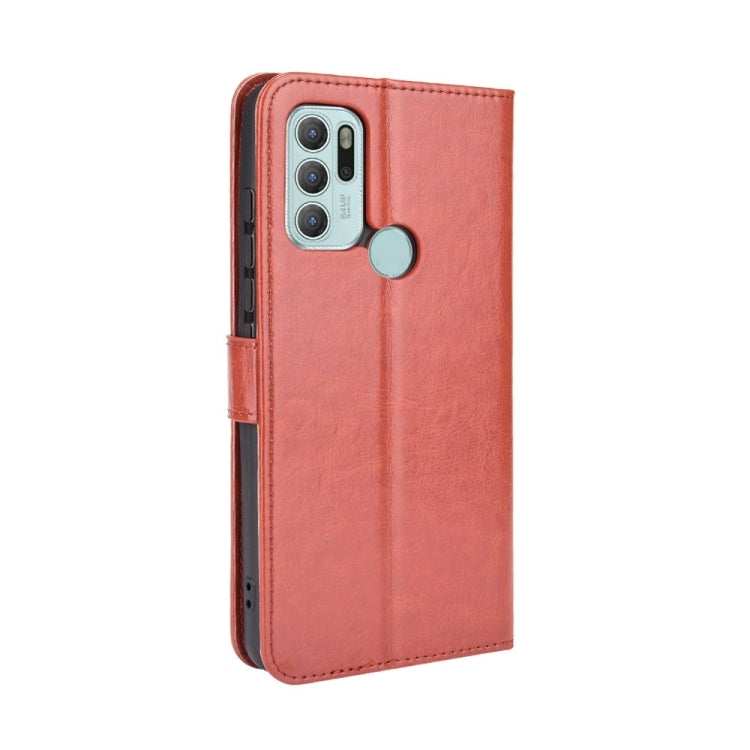For Motorola Moto G60S Crazy Horse Texture Horizontal Flip Leather Case with Holder & Card Slots & Lanyard