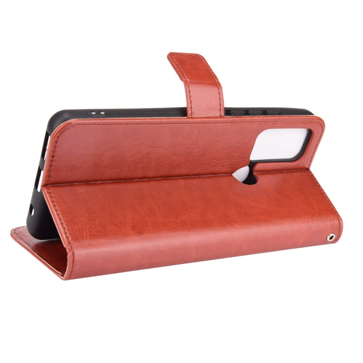 For Motorola Moto G60S Crazy Horse Texture Horizontal Flip Leather Case with Holder & Card Slots & Lanyard