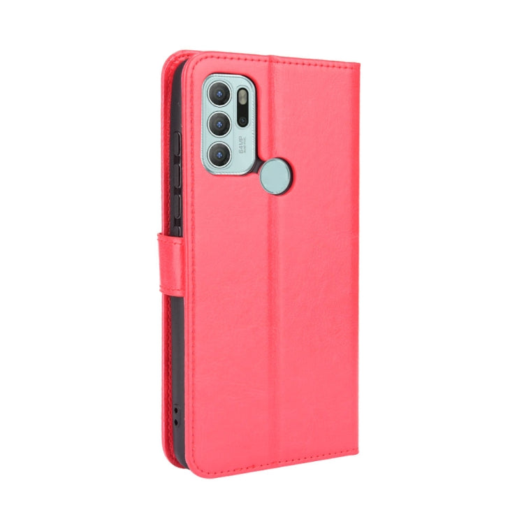 For Motorola Moto G60S Crazy Horse Texture Horizontal Flip Leather Case with Holder & Card Slots & Lanyard