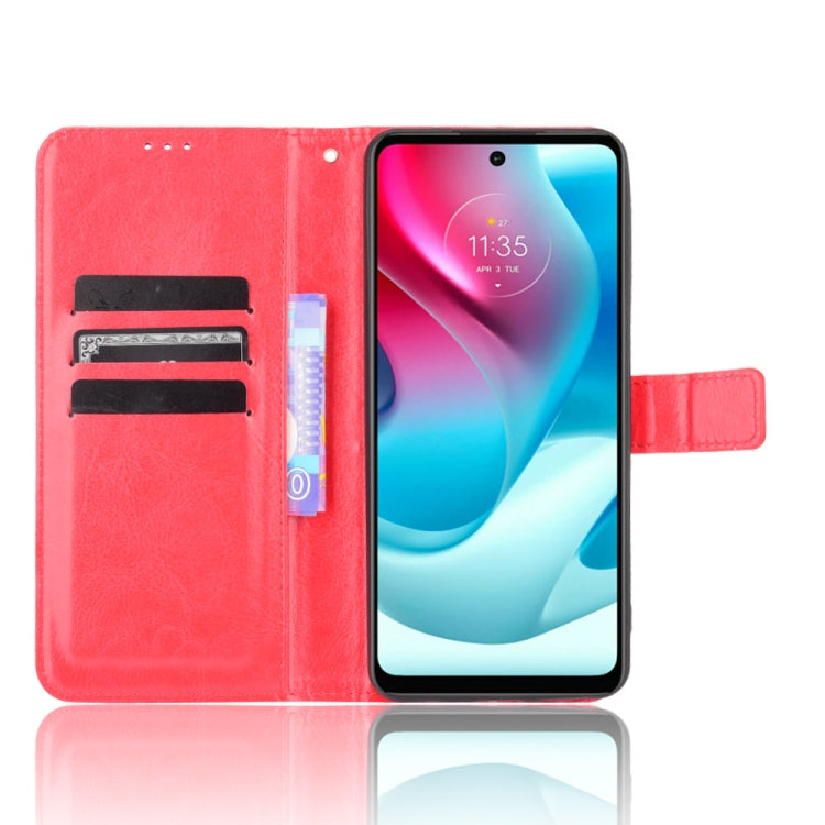 For Motorola Moto G60S Crazy Horse Texture Horizontal Flip Leather Case with Holder & Card Slots & Lanyard