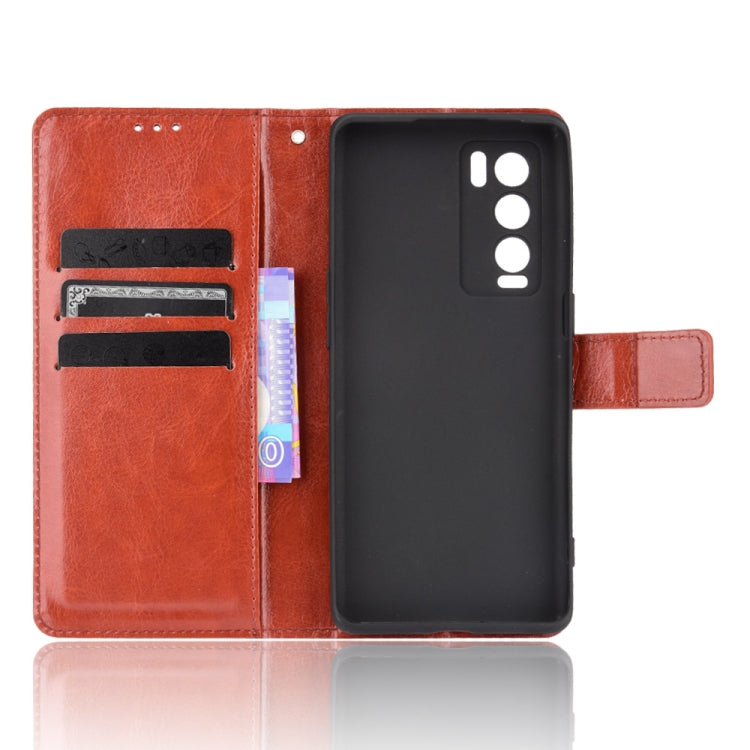 For OPPO Realme GT Explorer Master Crazy Horse Texture Horizontal Flip Leather Case with Holder & Card Slots & Lanyard