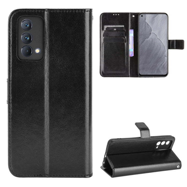 For OPPO Realme GT Master Crazy Horse Texture Horizontal Flip Leather Case with Holder & Card Slots & Lanyard