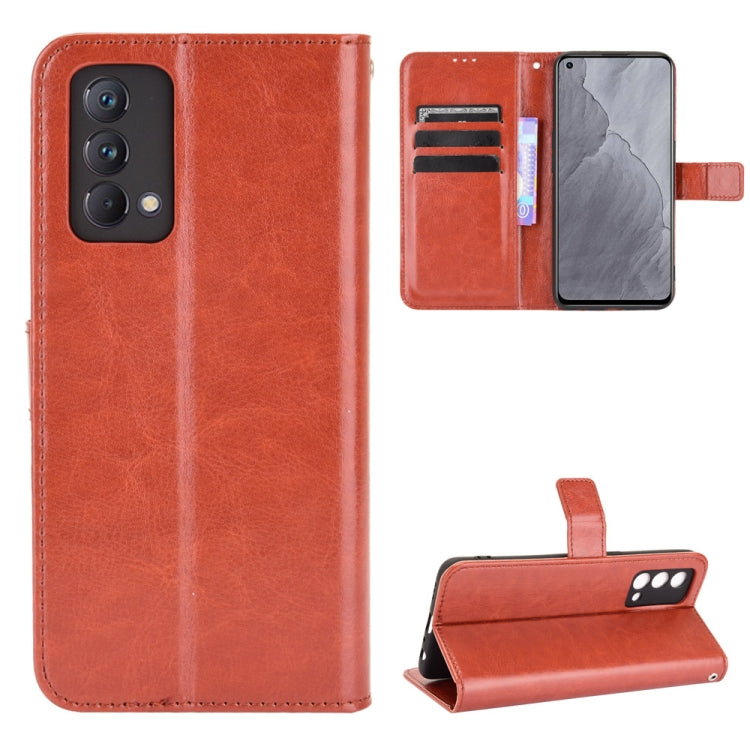 For OPPO Realme GT Master Crazy Horse Texture Horizontal Flip Leather Case with Holder & Card Slots & Lanyard