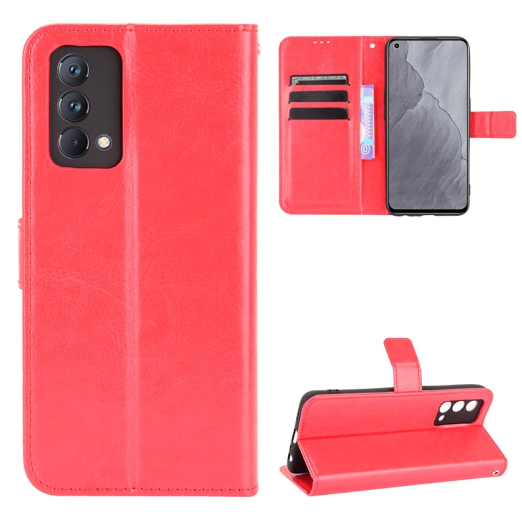 For OPPO Realme GT Master Crazy Horse Texture Horizontal Flip Leather Case with Holder & Card Slots & Lanyard