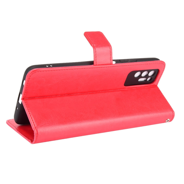 For Tecno Pova 2 Crazy Horse Texture Horizontal Flip Leather Case with Holder & Card Slots & Lanyard