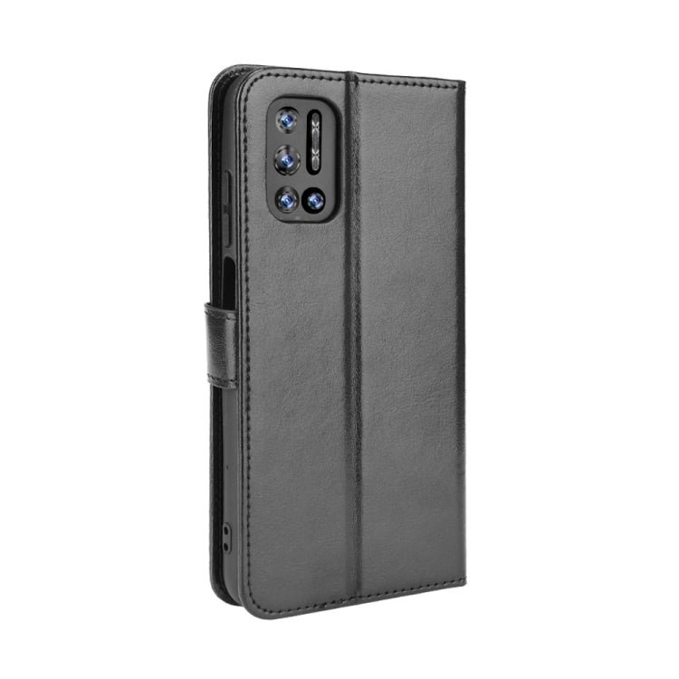 For Doogee N40 Pro Crazy Horse Texture Horizontal Flip Leather Case with Holder & Card Slots & Lanyard