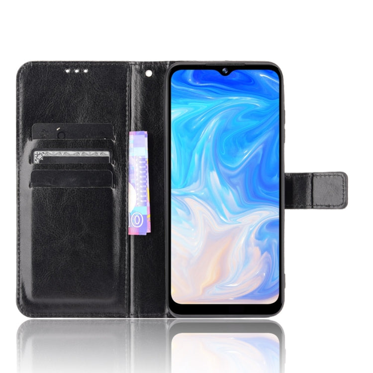 For Doogee N40 Pro Crazy Horse Texture Horizontal Flip Leather Case with Holder & Card Slots & Lanyard
