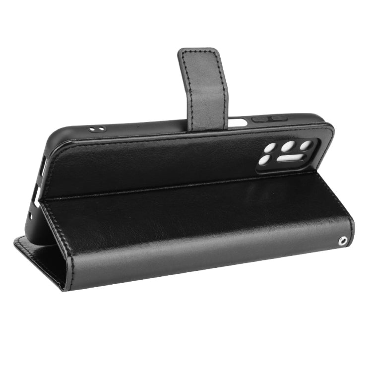 For Doogee N40 Pro Crazy Horse Texture Horizontal Flip Leather Case with Holder & Card Slots & Lanyard