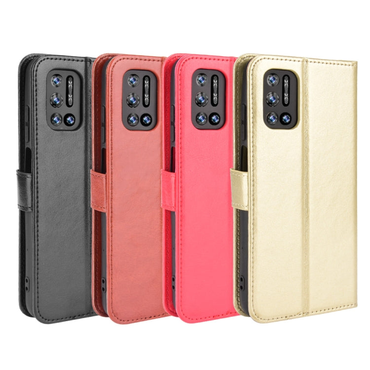 For Doogee N40 Pro Crazy Horse Texture Horizontal Flip Leather Case with Holder & Card Slots & Lanyard