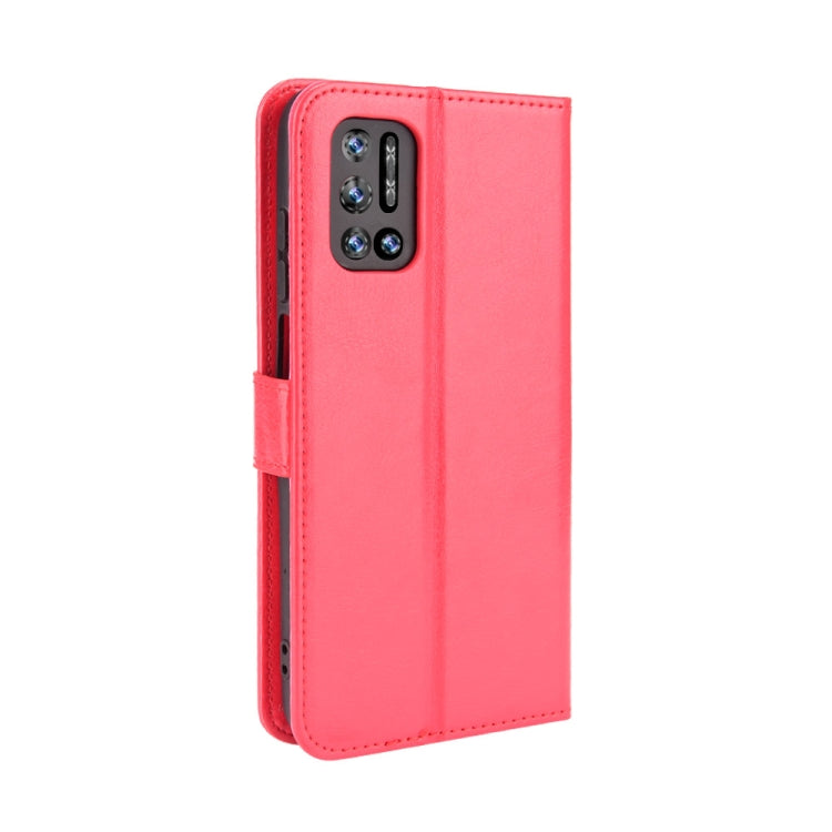 For Doogee N40 Pro Crazy Horse Texture Horizontal Flip Leather Case with Holder & Card Slots & Lanyard