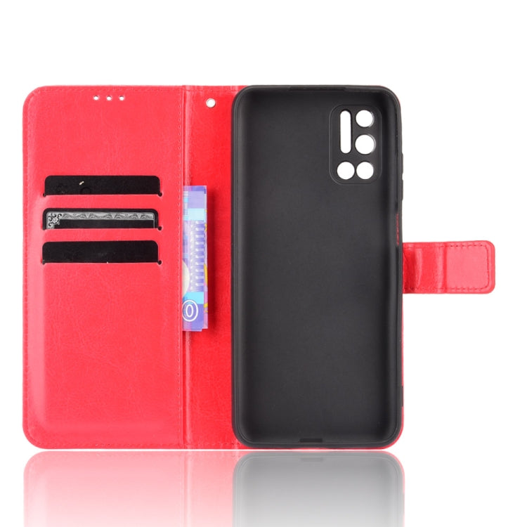 For Doogee N40 Pro Crazy Horse Texture Horizontal Flip Leather Case with Holder & Card Slots & Lanyard