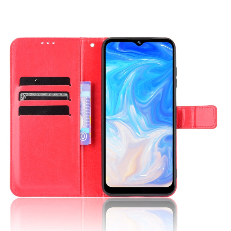 For Doogee N40 Pro Crazy Horse Texture Horizontal Flip Leather Case with Holder & Card Slots & Lanyard