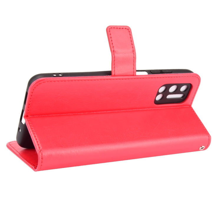 For Doogee N40 Pro Crazy Horse Texture Horizontal Flip Leather Case with Holder & Card Slots & Lanyard