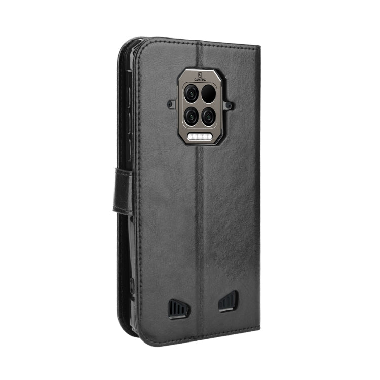 For Doogee S86 / S86 Pro Crazy Horse Texture Horizontal Flip Leather Case with Holder & Card Slots & Lanyard