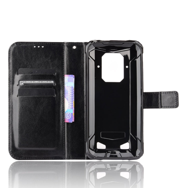For Doogee S86 / S86 Pro Crazy Horse Texture Horizontal Flip Leather Case with Holder & Card Slots & Lanyard
