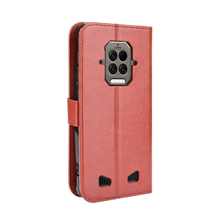 For Doogee S86 / S86 Pro Crazy Horse Texture Horizontal Flip Leather Case with Holder & Card Slots & Lanyard