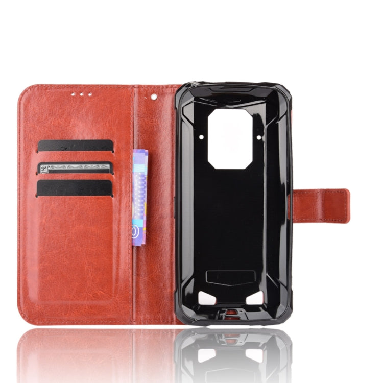 For Doogee S86 / S86 Pro Crazy Horse Texture Horizontal Flip Leather Case with Holder & Card Slots & Lanyard
