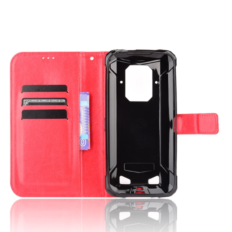 For Doogee S86 / S86 Pro Crazy Horse Texture Horizontal Flip Leather Case with Holder & Card Slots & Lanyard