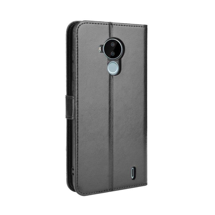 For Nokia C30 Crazy Horse Texture Horizontal Flip Leather Case with Holder & Card Slots & Lanyard