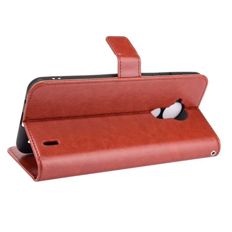 For Nokia C30 Crazy Horse Texture Horizontal Flip Leather Case with Holder & Card Slots & Lanyard