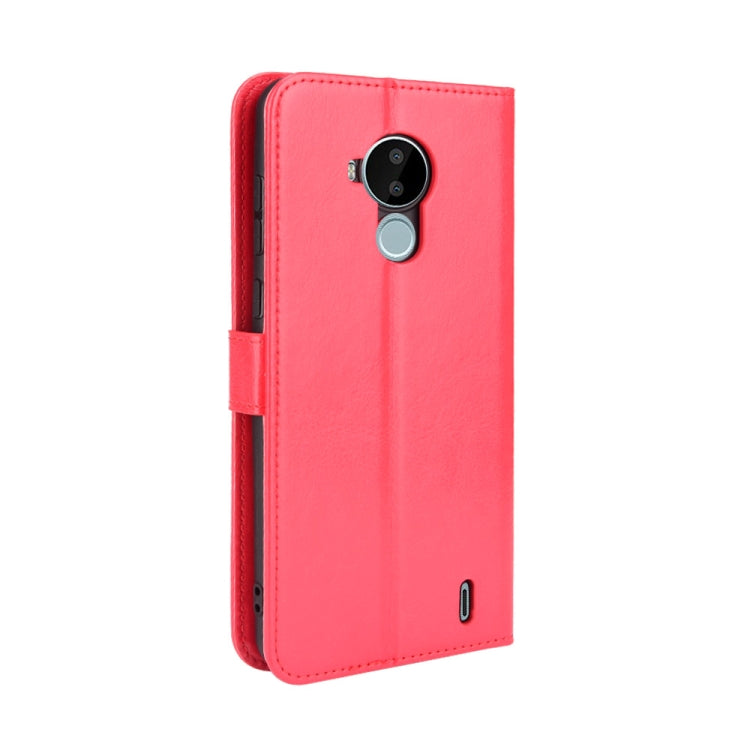 For Nokia C30 Crazy Horse Texture Horizontal Flip Leather Case with Holder & Card Slots & Lanyard
