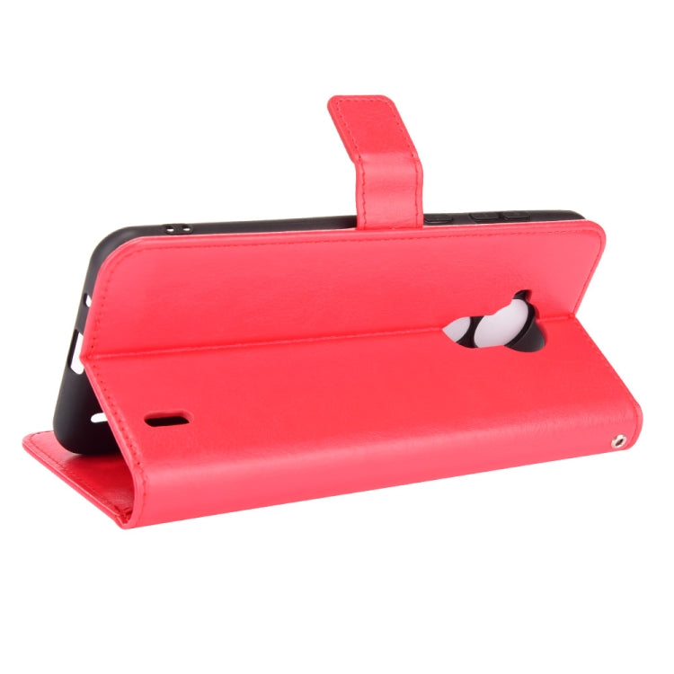 For Nokia C30 Crazy Horse Texture Horizontal Flip Leather Case with Holder & Card Slots & Lanyard
