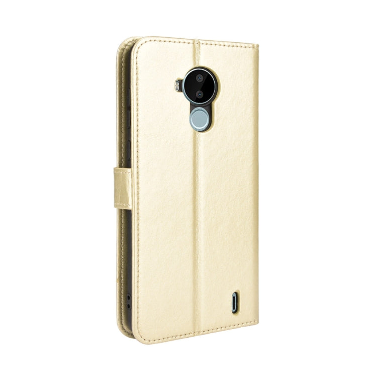 For Nokia C30 Crazy Horse Texture Horizontal Flip Leather Case with Holder & Card Slots & Lanyard